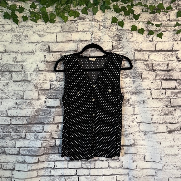 Ember Black with White Polka Dots tank - Picture 2 of 8